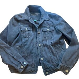 Ralph Lauren Jeans Denim Black Wash Jacket size Small